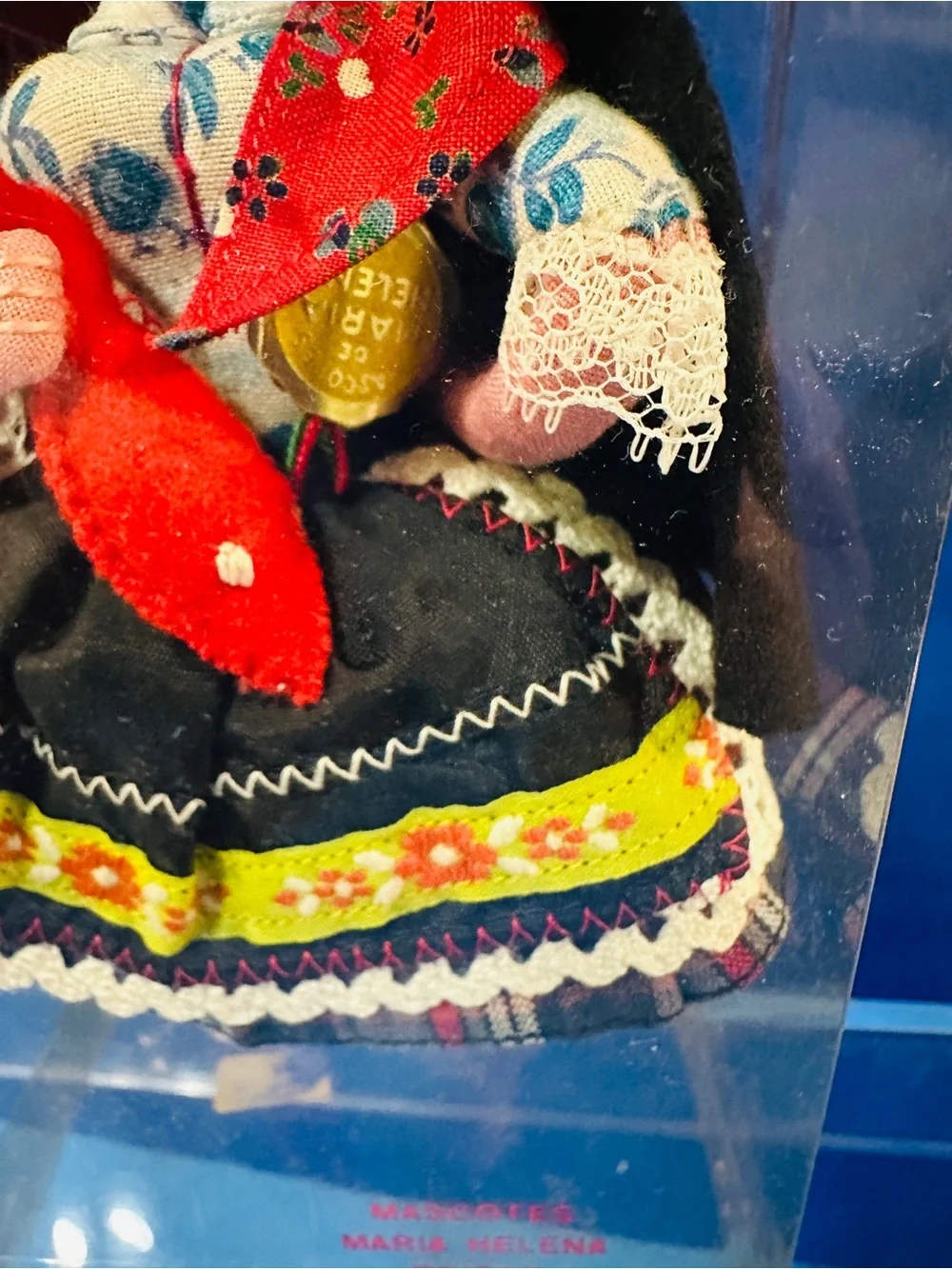 Maria Helena Estate Nazare Hand Made Portuguese Folk Doll Traditional Dress VTG